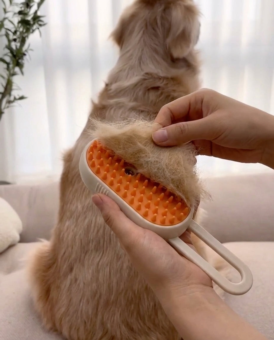 3-in-1 PetMist Brush – Finally Groom Your Pet Without Fur Covering Your Entire Home