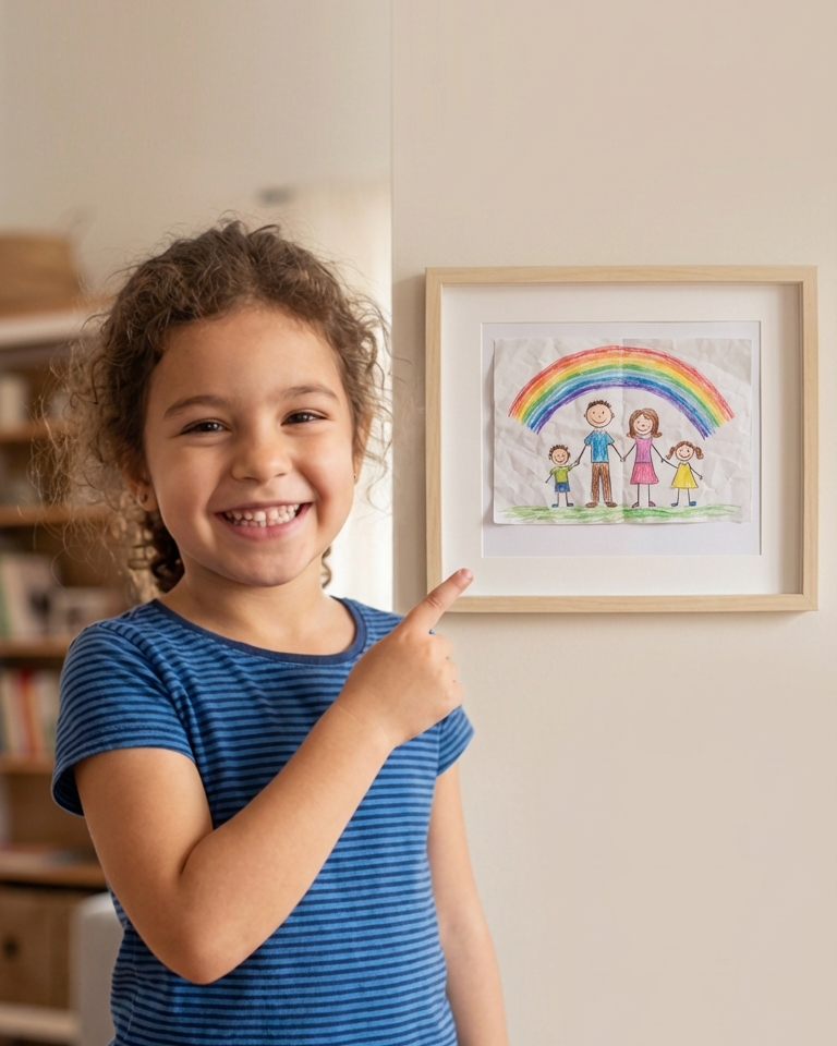 Magnetic Art Frame  — Turn Your Child’s Art Into Moments You’ll Never Forget