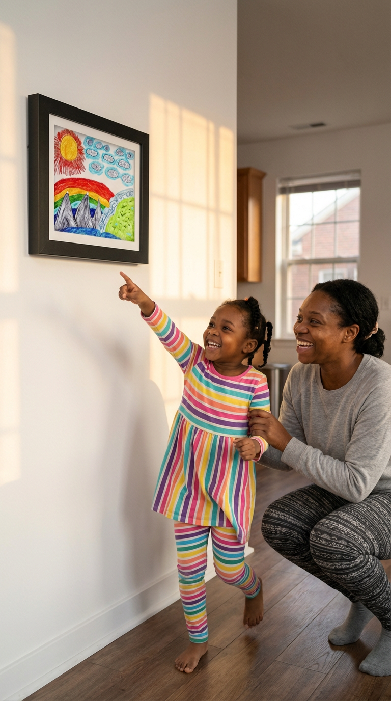 Magnetic Art Frame  — Turn Your Child’s Art Into Moments You’ll Never Forget