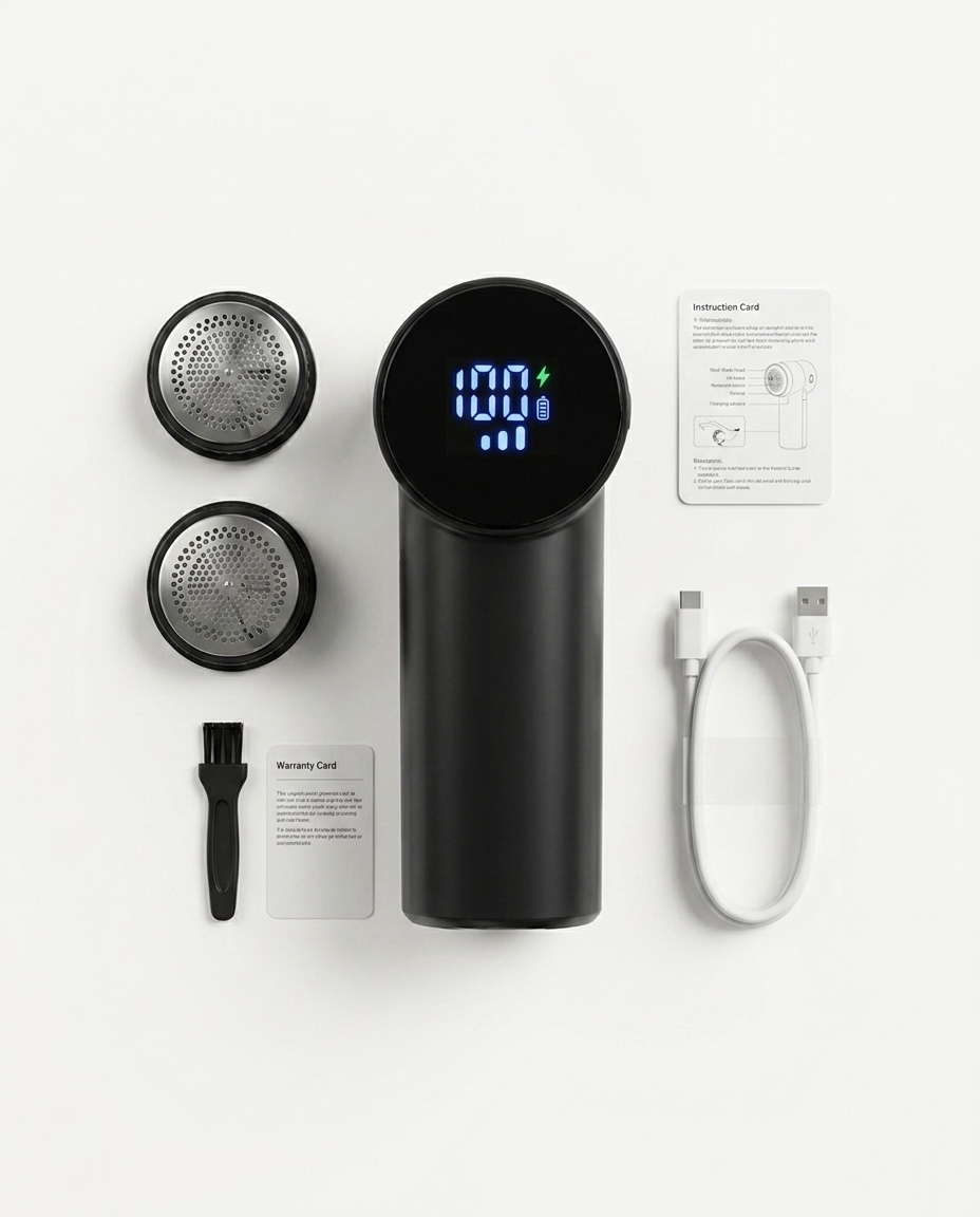 FuzzOff Pro — The Cordless Shaver That Makes Old Clothes Look New