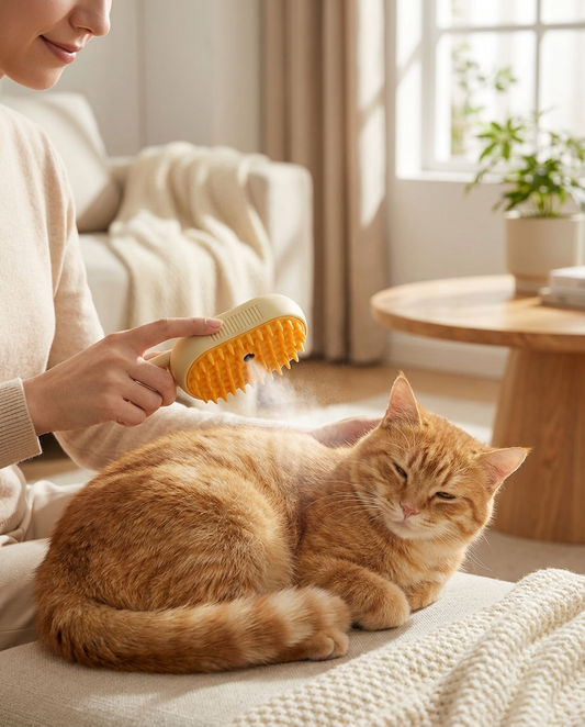 3-in-1 PetMist Brush – Finally Groom Your Pet Without Fur Covering Your Entire Home